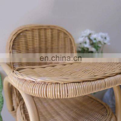 High Quality Rattan Feeding Chair Kids Rattan Doll High Chair With Movable Desk Best Price Vietnam Manufacturer Wholesale photo-4