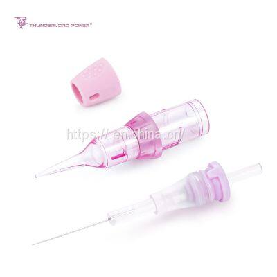 Wholesale Pink Tattoo Needle Universal Cartridge Needles Permanent Makeup Cartridge Tattoo Needles With Membrane photo-3