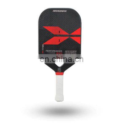 3K/12K/18K QuadCarbon Skin Elongated Handle Massive Stability Power Model Pickleball Paddle USAPA