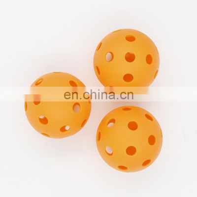 75mm pickball 26 hole PE material Pickball Practice Hole ball USAPA