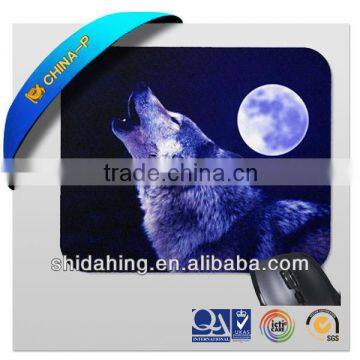 Hot! Promotional PVC Mouse Pad by UV offset printing WOLF image