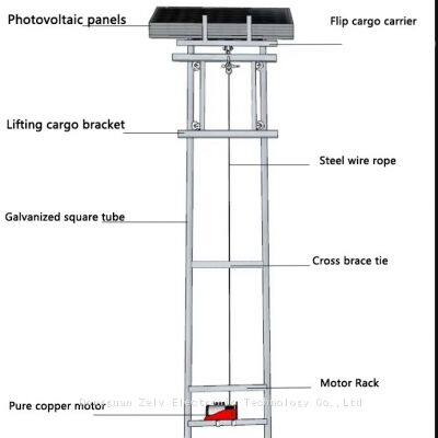 Solar Panel Ladder Elevator Ladder Lifter Photovoltaic Panel Hoist Lift photo-4