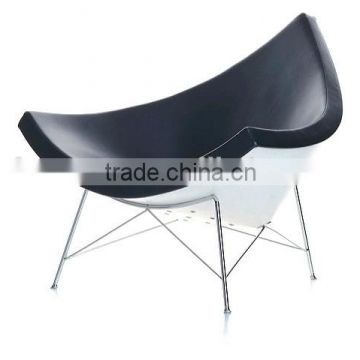 replica leisure Triangular stainless steel PU reproduction classic coconut shell chair