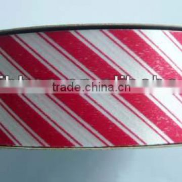 Red with White Checked Gift Package Ribbons and Decoratibed Ribbon Spools/Balloon Curling Ribbon Rolls