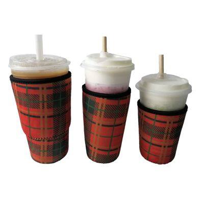 Custom Neoprene Insulator Cup Sleeve Reusable Neoprene Reusable Iced Coffee Sleeve photo-3