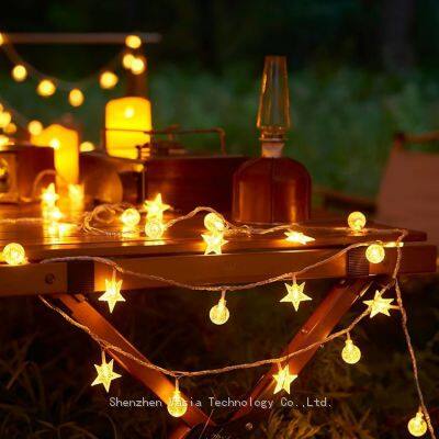 10m 100LEDs Star Flashing LED String Lights - Waterproof for Outdoor Christmas Party Wholesale Decor