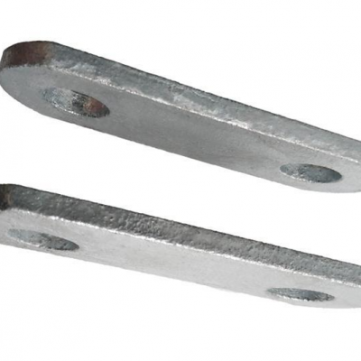 Hot dip galvanized parallel hanging plate P-12 P-7 double eye connection cable power fittings