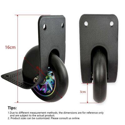 Factory Customized Caster Toolbox and Camping Bike Wheels Electroplated Directional Wheels photo-4