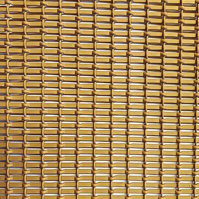 Custom-designed metal mesh grille, SS304 decorative corrugated woven wire mesh, suitable for furniture inserts and wardrobe panels