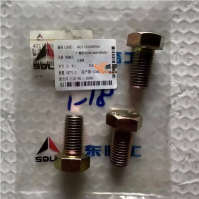 Original SDLG 4011000094 Tornillo para repuestos de cargador de ruedas.