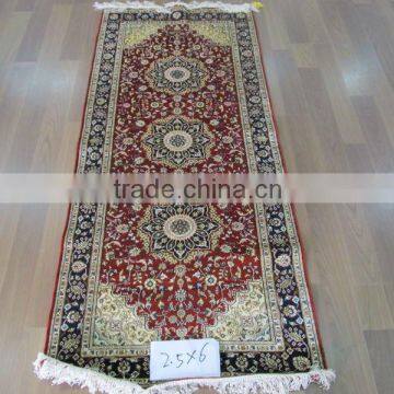 White item Home Floor silk Carpets and Hotel Floor plastic carpet runner