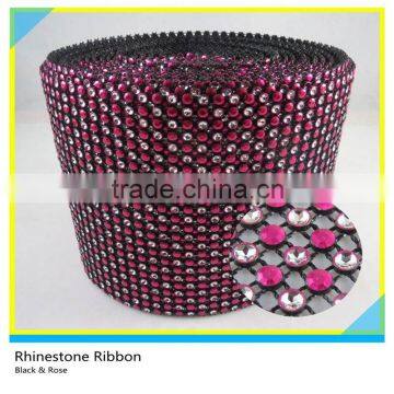 24 Rows 10 Yards Apricot Color Plastic Rhinestone Wrap For Party Loose photo-5