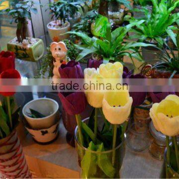 Decorative artificial flower making