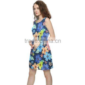 2016 Free Shipping Oem Factory Casual Women Chiffon Evening Dress photo-5