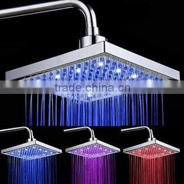 Temperature Controlled Colorful Rain LED Shower Head