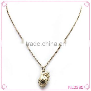 Simple Small Bell 925 Sterling Silver Necklace Antique Pendant Necklace