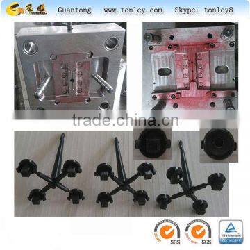 The plastic push button switch injection mould for stroller, baby carriage