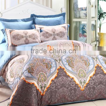 China made cotton bedroom jacquard bedding set