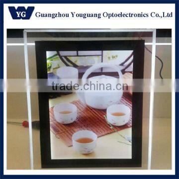 led crystal light box,crystal signage, crystal picture frame