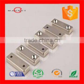 2015 customized bar alnico motor magnets with holes