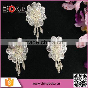 BOKA embroidery small beaded flower patch for decoration