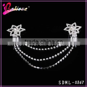 Crystal rhinestone claw chain wedding hair combs,wedding hair accessories,hair comb for bridal