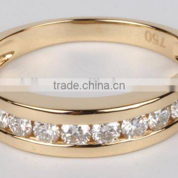 Wholesale Jewelry 2015 Fashion Design 925 Silver Ring Flower CZ Gold Plated Ring photo-2