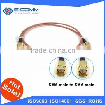 E-comm High quality RG316 Antenna cable SMA male to male plug connector with 6" 6in 15cm RG-316 RF Coaxial Pigtail Jumper cable