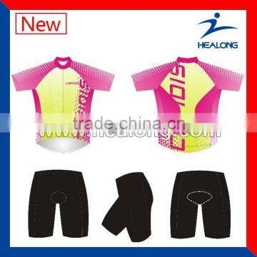 Dye Printing Youth People Bike Uniform