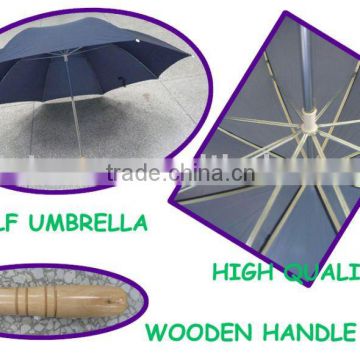 Straight golf umbrella