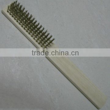 wooden handle steel wire brush