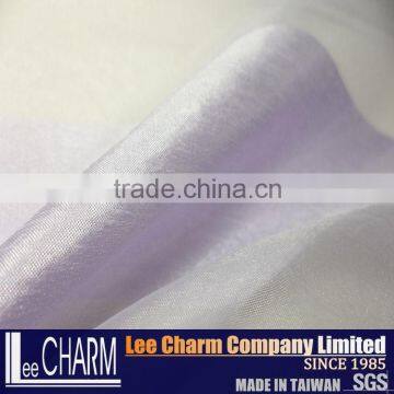 Multicolor Satin Stripe Slub Tulle Organza Fabric photo-4