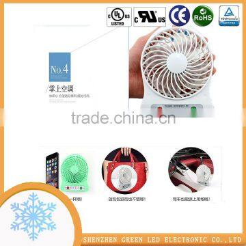 Good Quality USB MINI FAN With LED Lights Battery New 2016 photo-5
