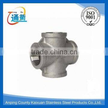 Made in China Casting Bsp Threaded Cross Pipe Fitting photo-4
