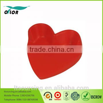 Promotional custom toy balls type heart shape PU stress balls