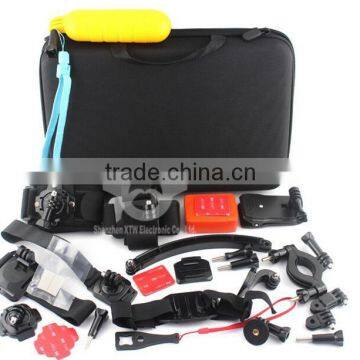 2016 High Quality Gopros action camera accessories set kit package shipping from china