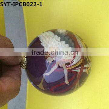 hand painted christmas ornament ball