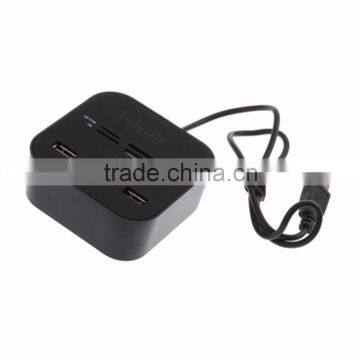 All in One Multi-card Card Reader With 3 Ports USB 2.0 Hub Combo for MMC/M2/MS Wholesale photo-2