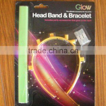 glow head band & bracelet