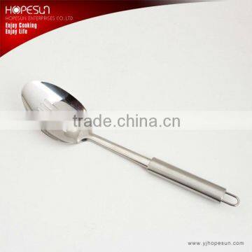 Best sell high grade cooking tools stainless steel slotted kitchen spoon