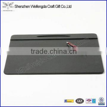 High Quality Leather Laptop Writing Pad With Pen Holding