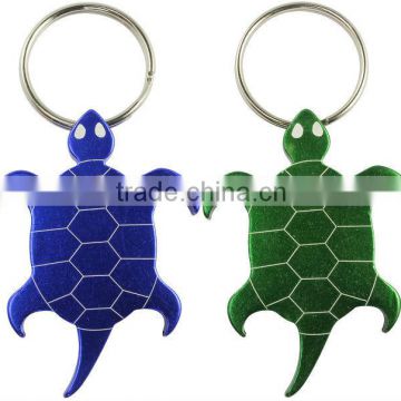 gift turtle shape alloy bottle opener keyring