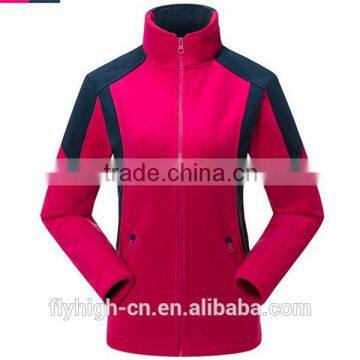 Design polar fleece jacket for good quality women fleece jacket