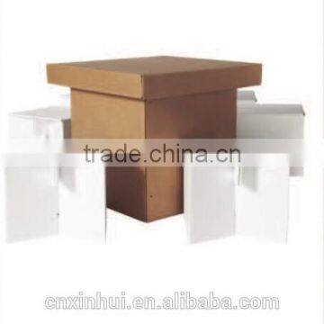 paper furniture sitting (table and stool)