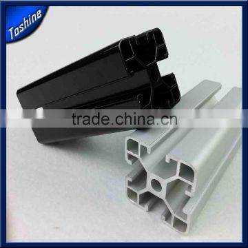 T shape woonden grain surface easy assembly aluminum profile