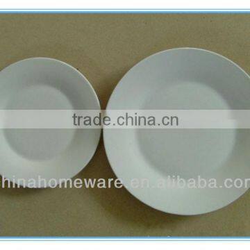 cheap white dinner plates for restaurant