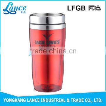 Popular promotional logo branded travel coffee mug