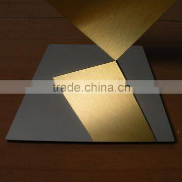 Gold mirror aluminum color decoration board mirror aluminum composite panel