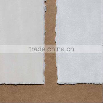 deckle edged cotton rag handmade papers for journal makers, calligraphers, artisan, drawing and painting, deckle edged papers,