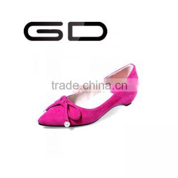 GD 2016 new design girls fashion shallow flat leisure shoes butterfly-knot women shoes